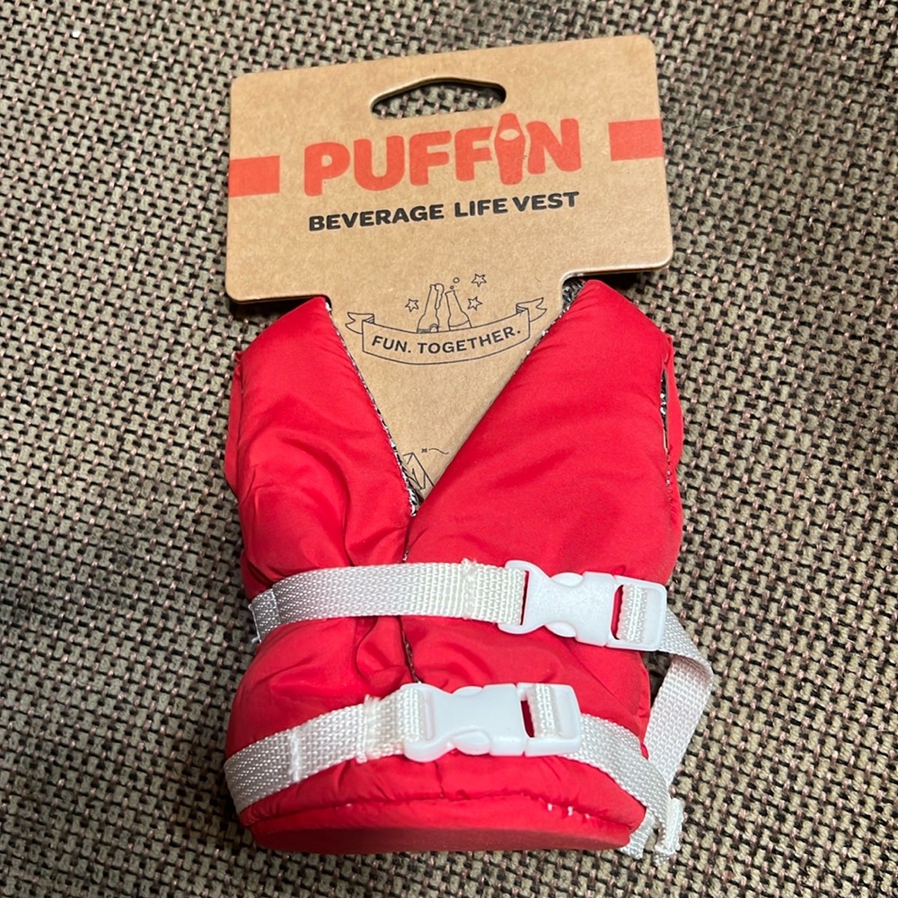 Beverage life vest/cozy